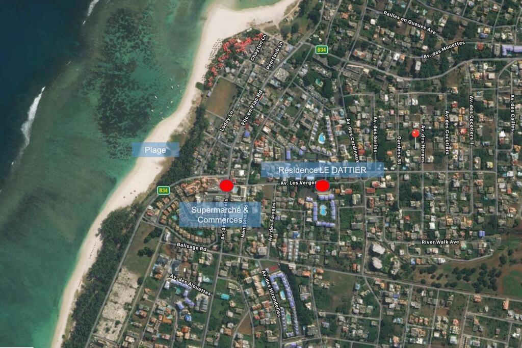 Apt Terrasse Bord De Mer & Piscine / Flic En Flac ภายนอก รูปภาพ